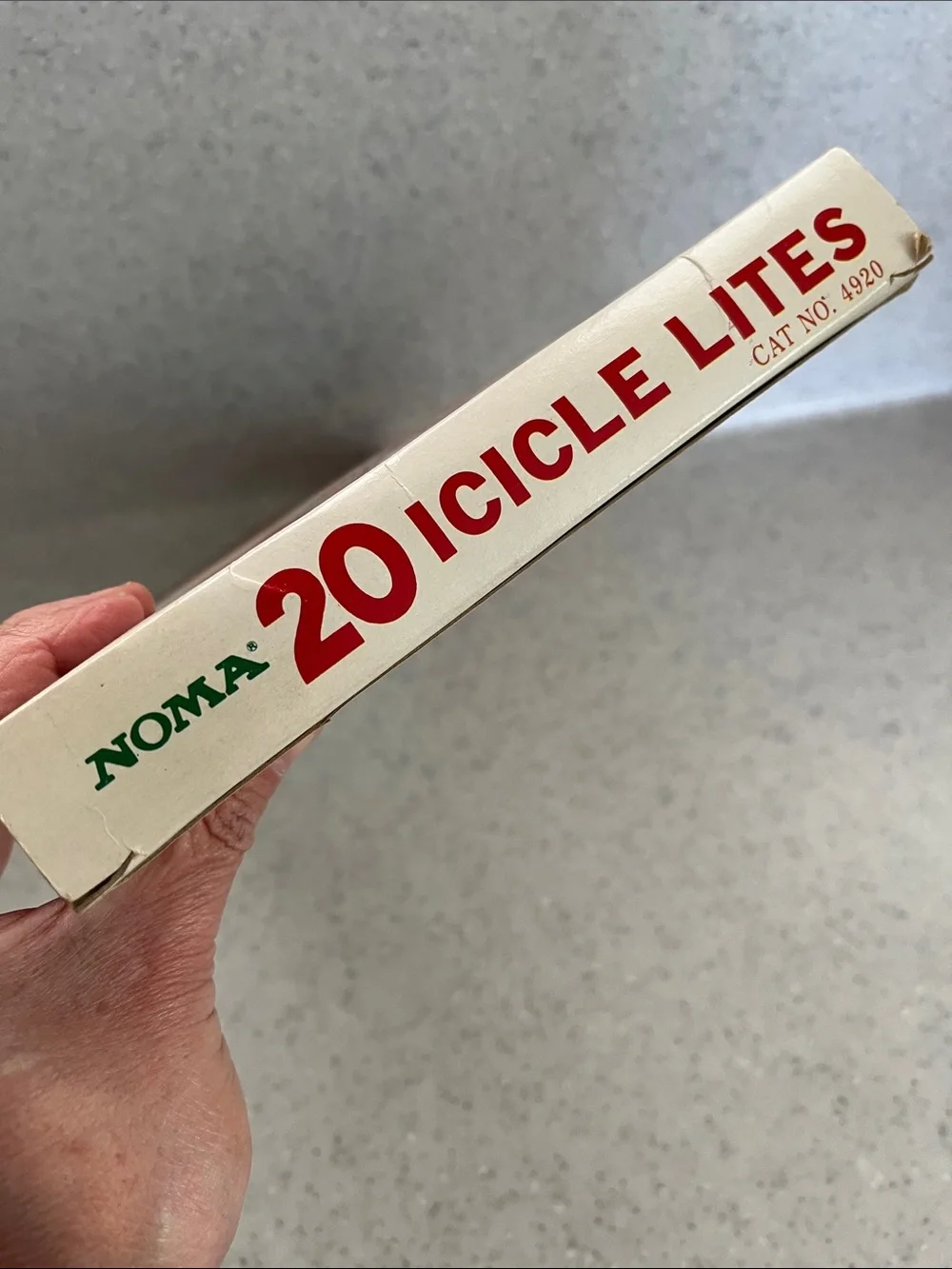 Vtg NOMA 20 Indoor ICICLE Lites MCM Christmas Made In Korea Tested Working